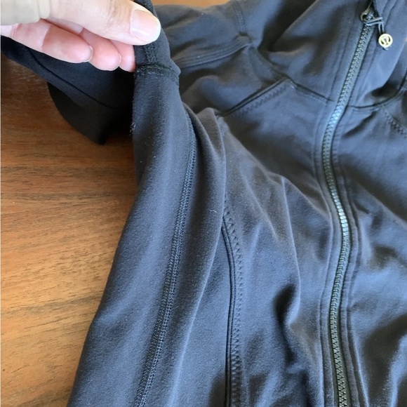 Lululemon Black Full Zip Jacket Women’s Size 6 athletic yoga running active - Picture 5 of 14